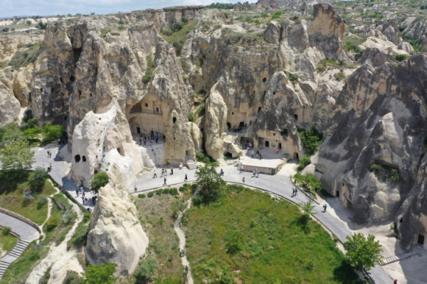 Göreme Açık Hava Müzesi'ne turistler akın etti